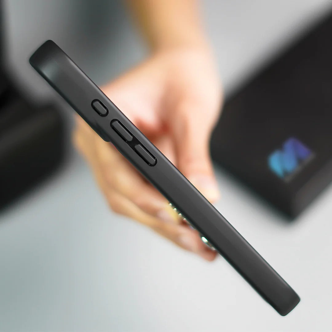 iPhone 17 Pro Max BMW Case, BMW M-Sport Performance Series Leather Back cover - Black