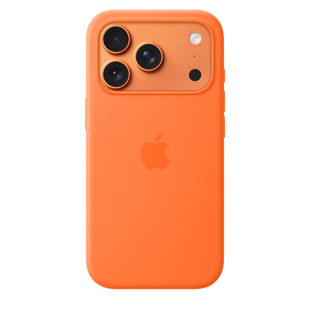iPhone 17 Pro Max Silicon Case with Magsafe & Camera Control Button - Orange