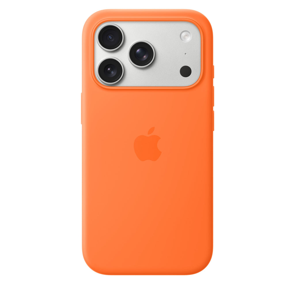 iPhone 17 Pro Max Silicon Case with Magsafe & Camera Control Button - Orange