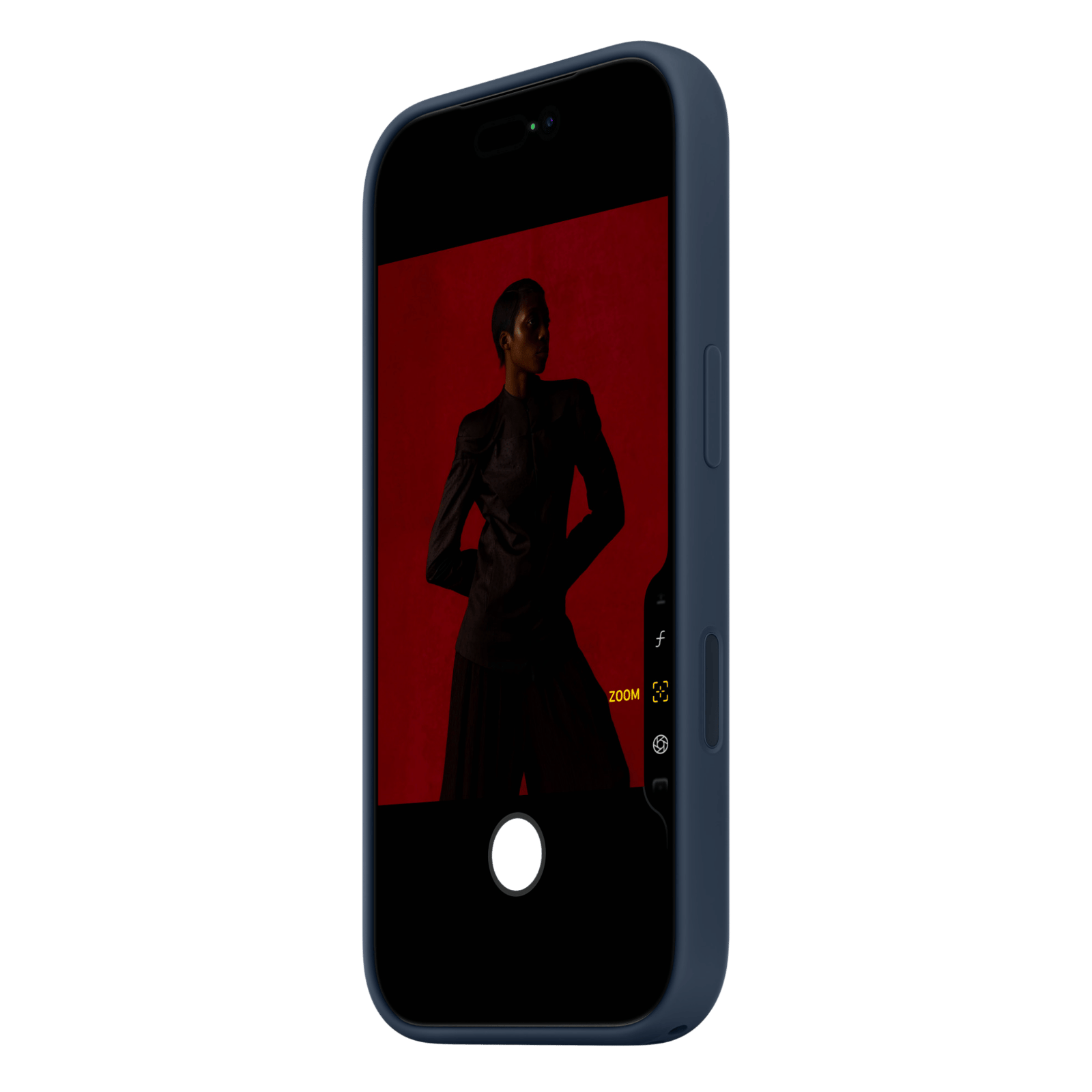 iPhone 17 Pro Max Silicon Case with Magsafe and Camera Control Button - Blue